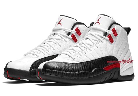 air jordan 12 black and red release date|air jordan 12 retro white.